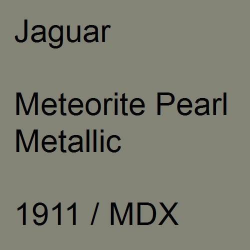 Jaguar, Meteorite Pearl Metallic, 1911 / MDX.